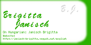 brigitta janisch business card